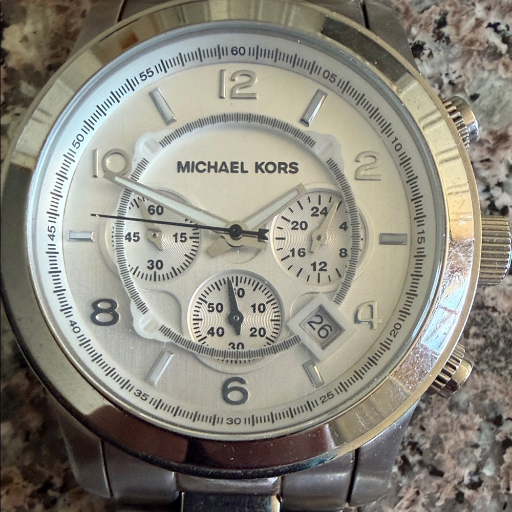 Michael Kors Silver and Gold Men's Watch